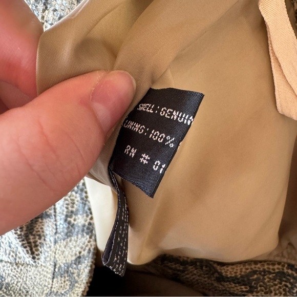 Steve Madden INSANE Vintage 1990s Y2K Snakeskin Leather Bootcut Pants K - Picture 4 of 6